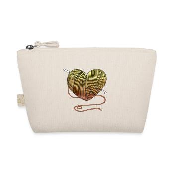 Laine au crochet faite à la main - Trousse biologique - nature - Devant