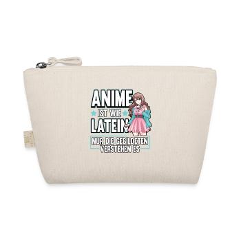 Anime ist wie Latein Otaku Manga - Bio-Täschchen - Natur - Vorne