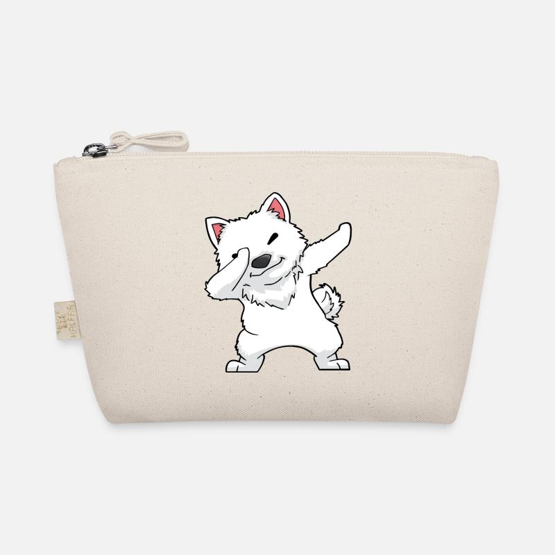Samoyed Dabbing Kawaii Organic Pouch