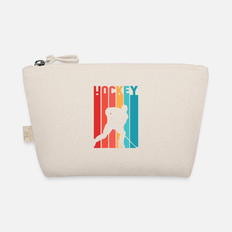 Hockey Regenbogen - Eishockey Bio-Täschchen