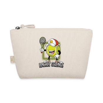 It Is Racket Science Lustiges Tennis für Tennis - Bio-Täschchen - Natur - Vorne