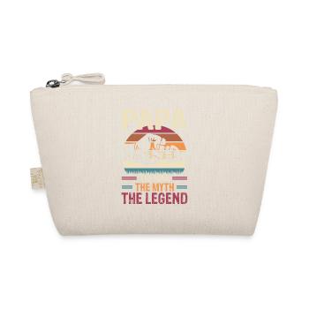 PAPA THE MAN THE MYTH THE LEGEND - Organic Pouch - nature - Front