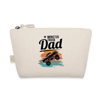 Monster Truck Monster Truck Dad Dad Gift - Organic Pouch - nature - Front