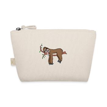 Sloth funny - Organic Pouch - nature - Front