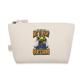 Fishing Fishing Fish Funny Fishing Rod Fisherman - Organic Pouch - nature - Front