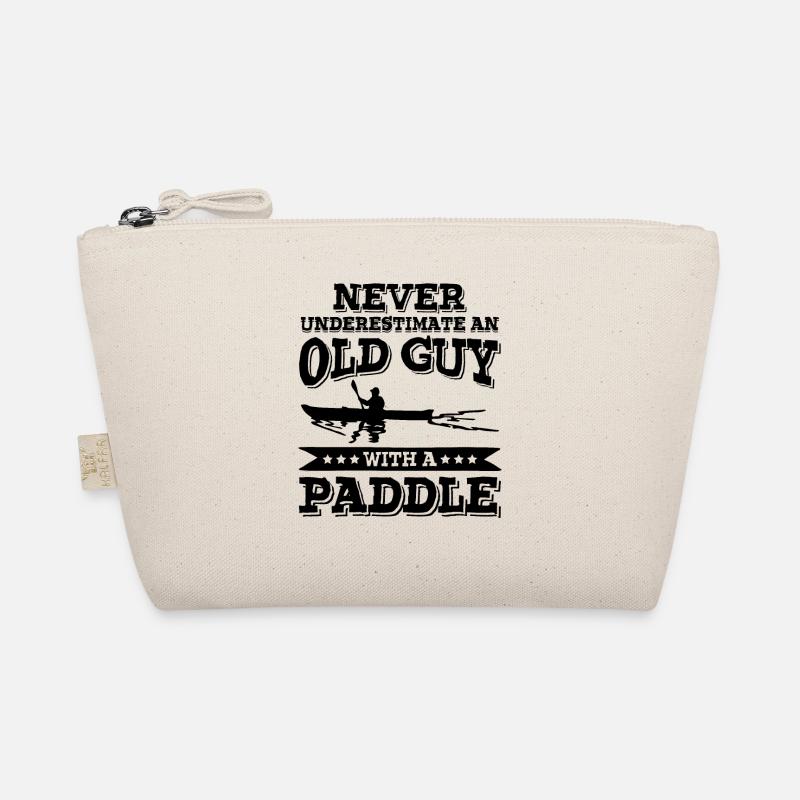 Canoe canoeing kayaking - Organic Pouch - nature