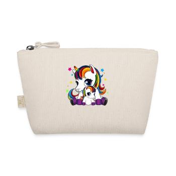 Licorne mère-enfant - Fête des mères - Trousse biologique - nature - Devant