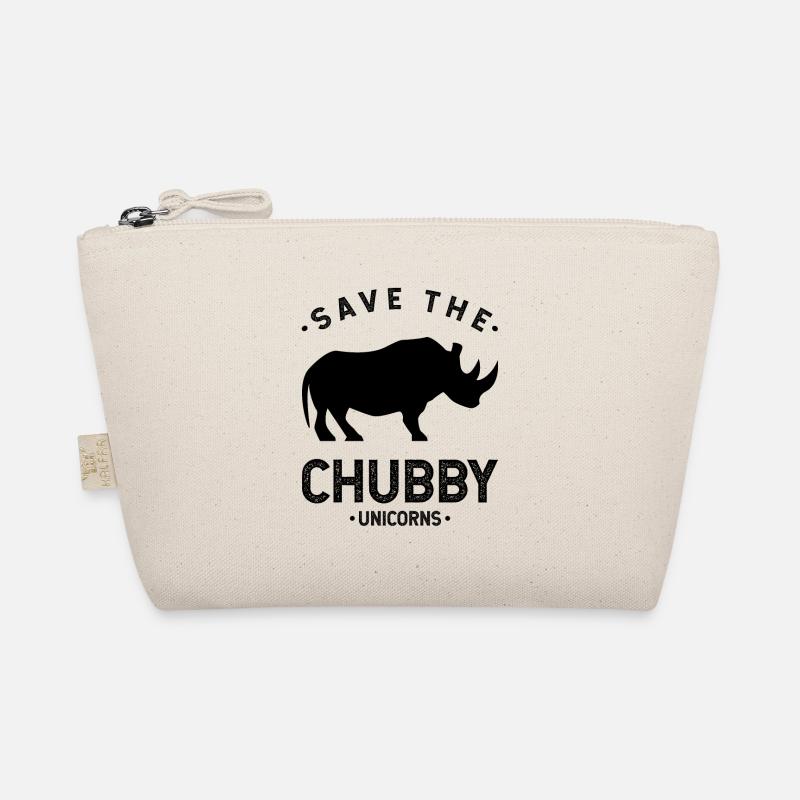 Save The Chubby Unicorns - Funny Quotes Gift Organic Pouch