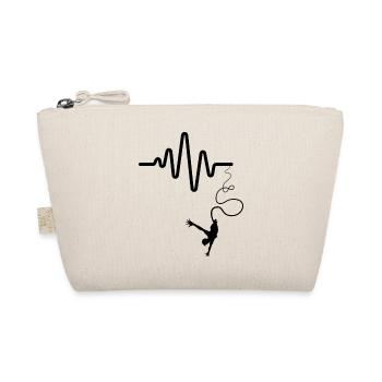 Bungee Jumping Extreme Sports Bungee Jumping Gift - Organic Pouch - nature - Front