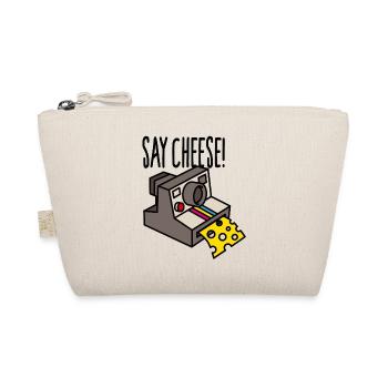 Say cheese lustige Hipster kamera cartoon - Bio-Täschchen - Natur - Vorne