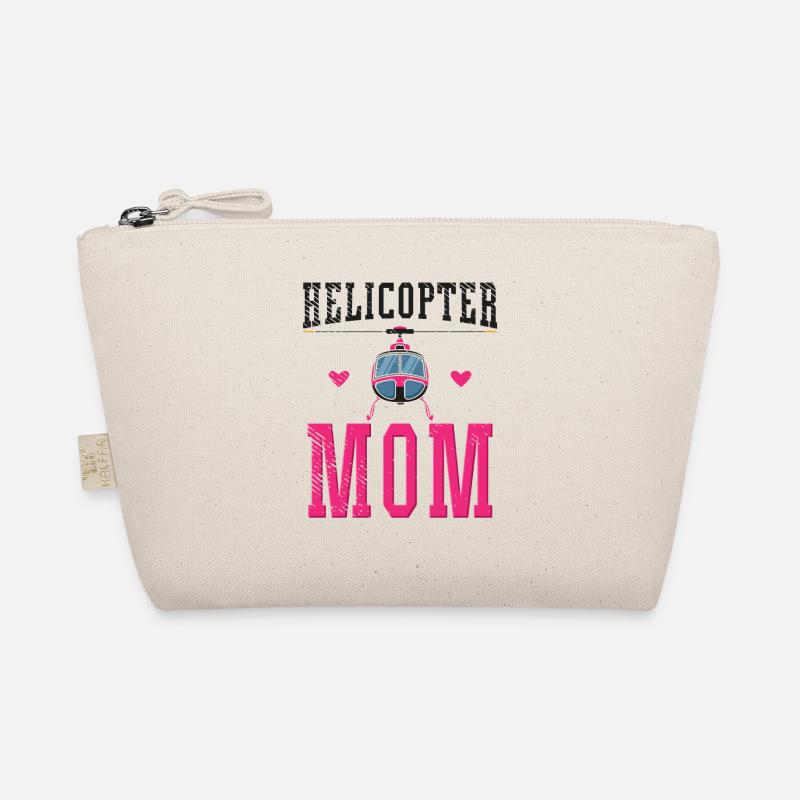 Helicopter Mom Aviation Pilot Organic Pouch