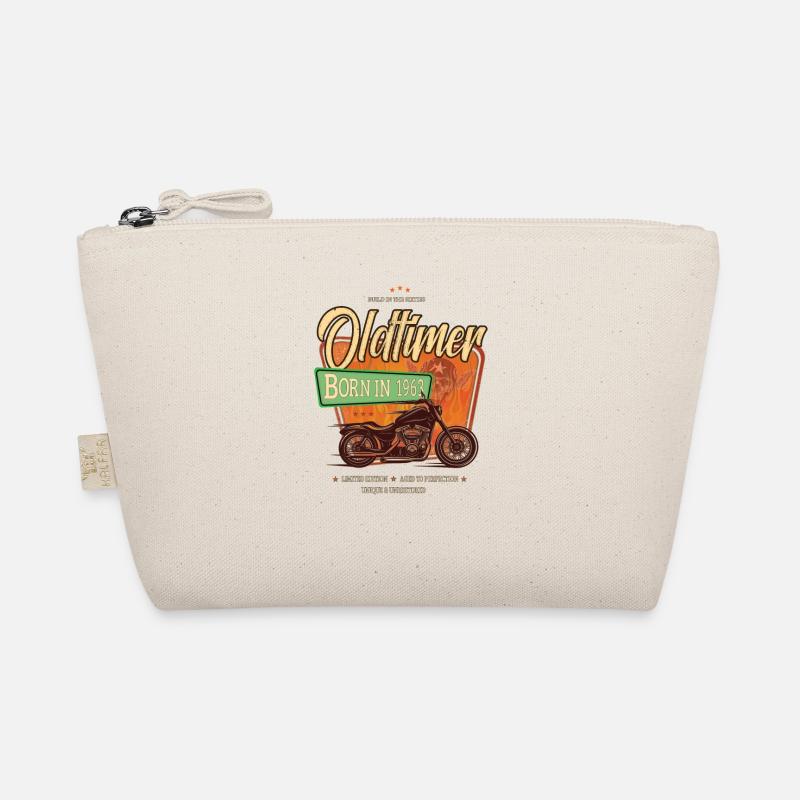 Oldtimer Motorcycle born 1963 Birthday Gift Organic Pouch