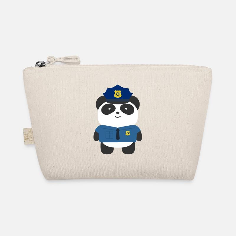 Polizei Panda - Bio-Täschchen - Natur