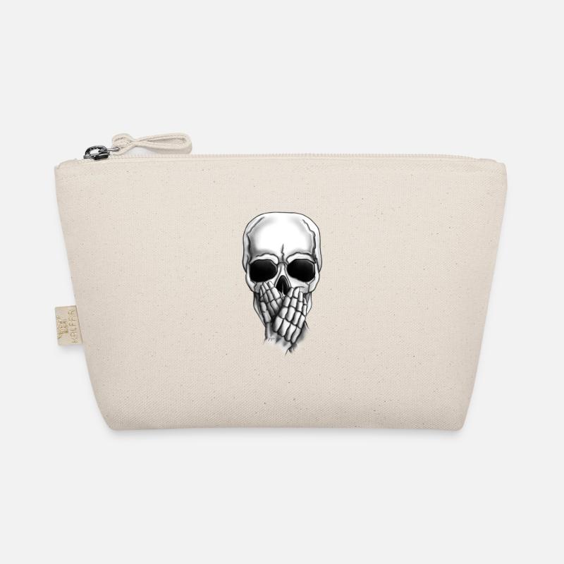 Skull Not Speaking Organic Pouch