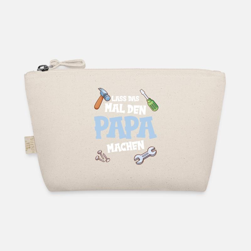 Papa Vater Lass das mal den Papa machen Vatertag Bio-Täschchen