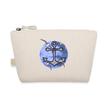 Albatrosses Seagulls Anchor Seafaring Maritim Seagull - Organic Pouch - nature - Front