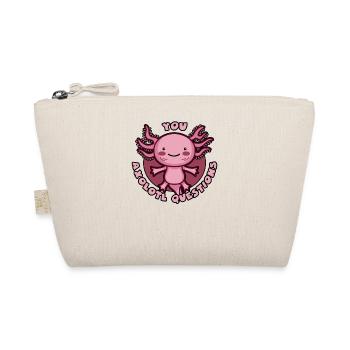 Axolotl Axolotl Questions Amphibie Lustig Geschenk - Bio-Täschchen - Natur - Vorne