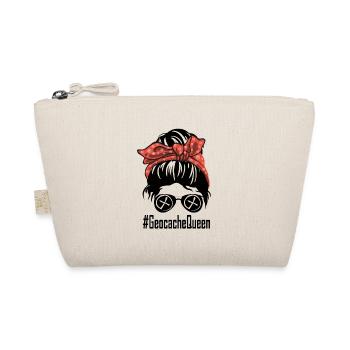 Geocaching track Queen gift - Organic Pouch - nature - Front