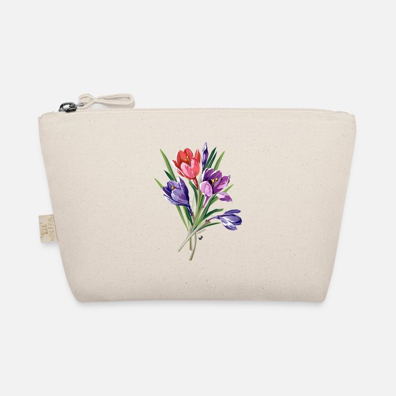 Crocuses illustration - Organic Pouch - nature