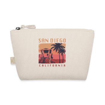 San Diego California Surfing - Organic Pouch - nature - Front