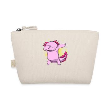 Dabbing Axolotl - Bio-Täschchen - Natur - Vorne