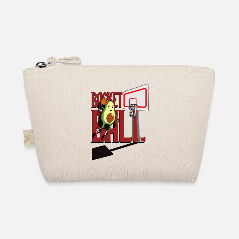 Basketball Avocado Dunk Tshirt Organic Pouch