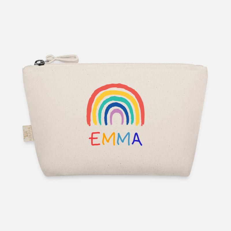Emma Mädchen Name Kinder Regenbogen Bio-Täschchen