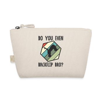 Acrobatics Extreme Sport Parkour Free Running - Organic Pouch - nature - Front