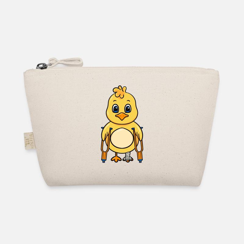 Chick with broken leg Organic Pouch