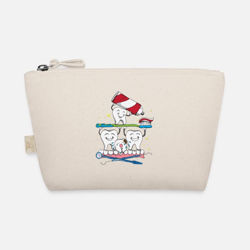 Dentist's office brushing teeth toothpaste Organic Pouch