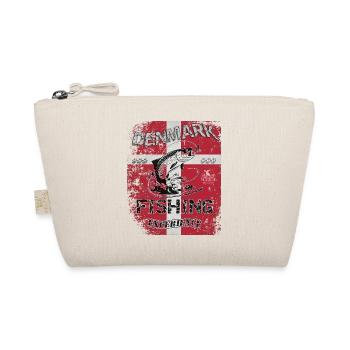 Denmark Fishing Flag Fishing Fish Design - Organic Pouch - nature - Front