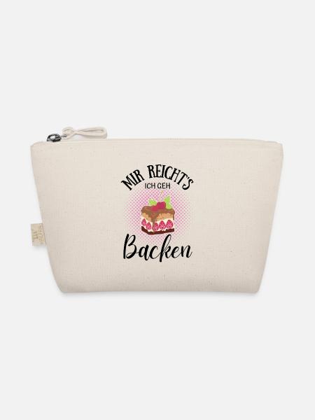 Mir reicht's ich geh backen Bäcker Konditor Kuchen - Bio-Täschchen - Natur