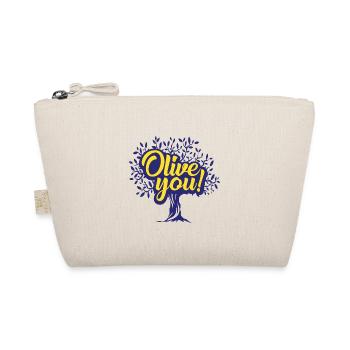 Oliven Liebe - Bio-Täschchen - Natur - Vorne