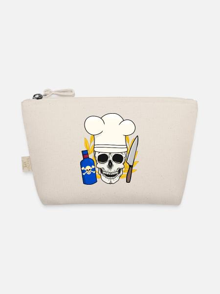Poison Horror Kitchen Halloween Chef - Organic Pouch - nature - Front