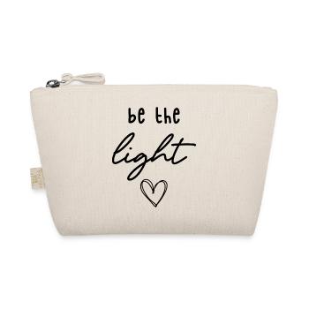be the light - Bio-Täschchen - Natur - Vorne