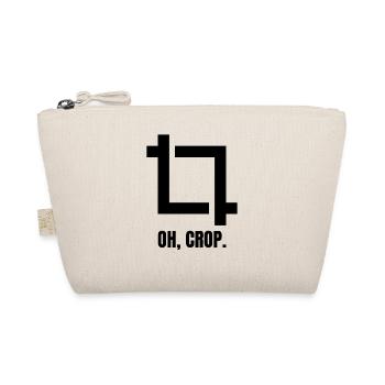 Oh Crop Funny Graphic Designer - Photographer - - Bio-Täschchen - Natur - Vorne