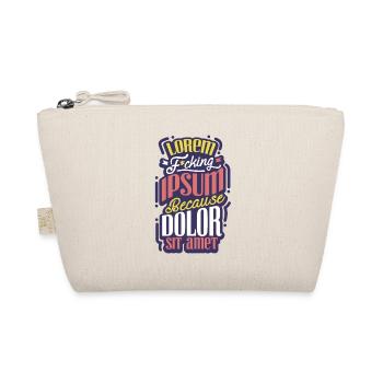 Web designer computer scientist Nerd - Organic Pouch - nature - Front