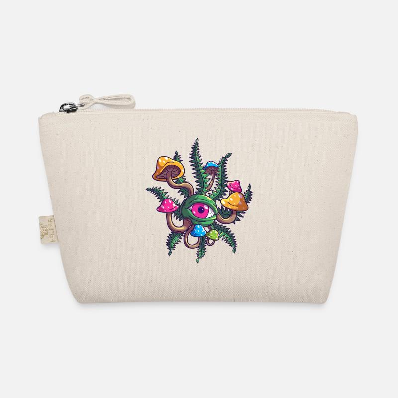 Magic Mushrooms Trippy Psychedelic Cannabis Weed A Organic Pouch