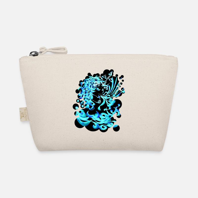 Aquarius Element Water cutout Organic Pouch