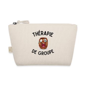 THÉRAPIE DE GROUPE idée cadeau humour citation - Trousse biologique - nature - Devant