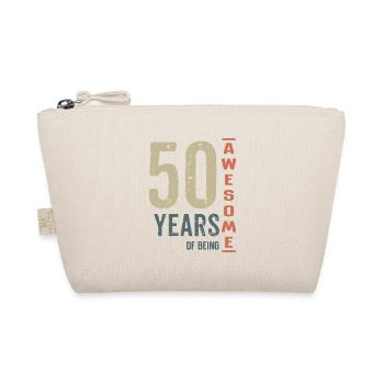 50 YEARS OF BEING AWESOME - Organic Pouch - nature - Front