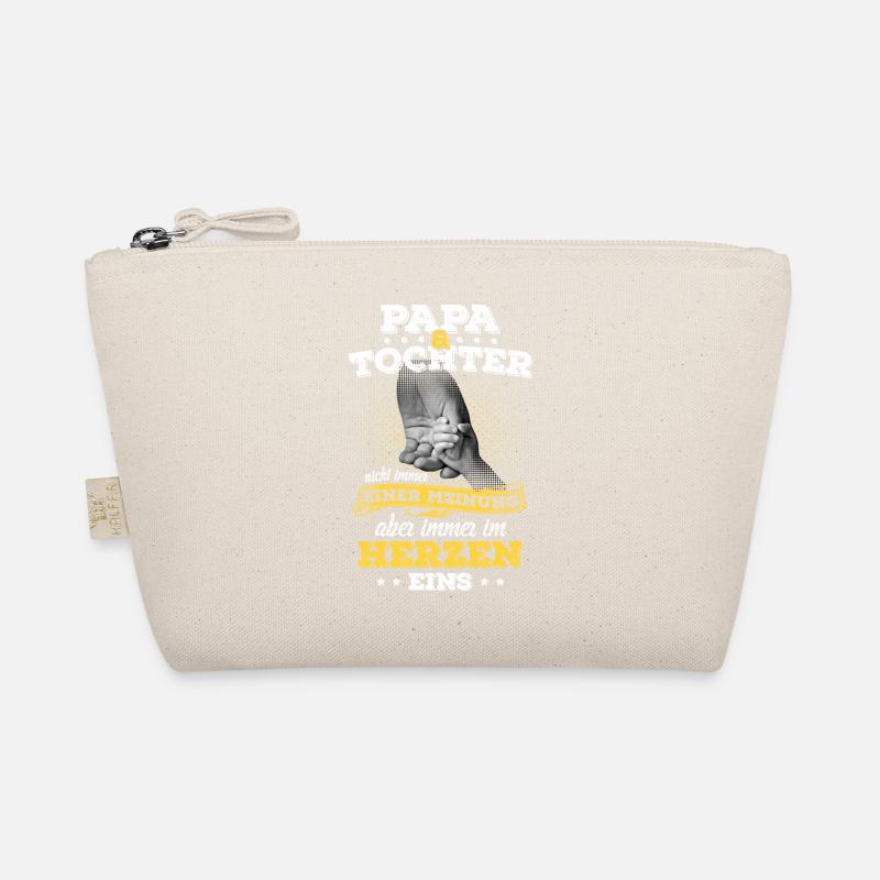 Papa & Tochter Partnerlook Vatertagsgeschenk Vater Bio-Täschchen