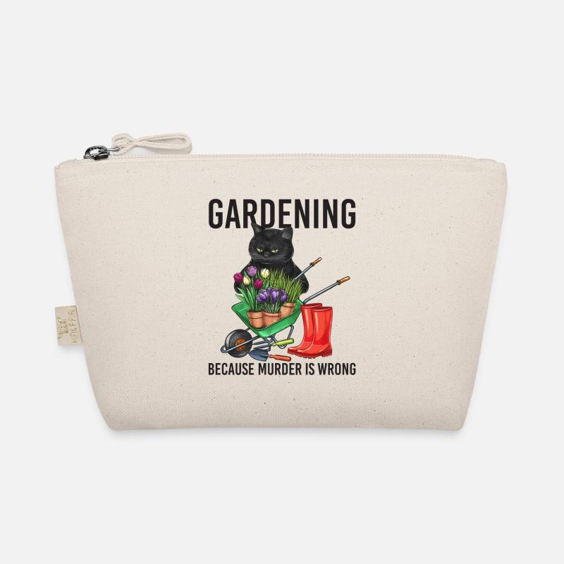 Gardening Because Murder Is Wrong Organic Pouch