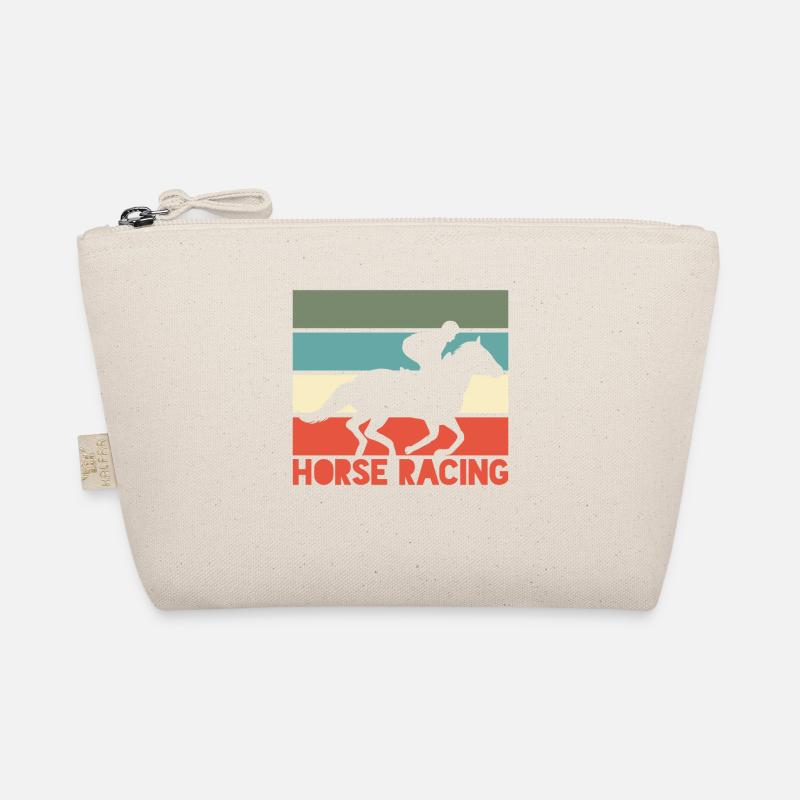 Course de chevaux Cavalier Jockey Retro Trousse biologique