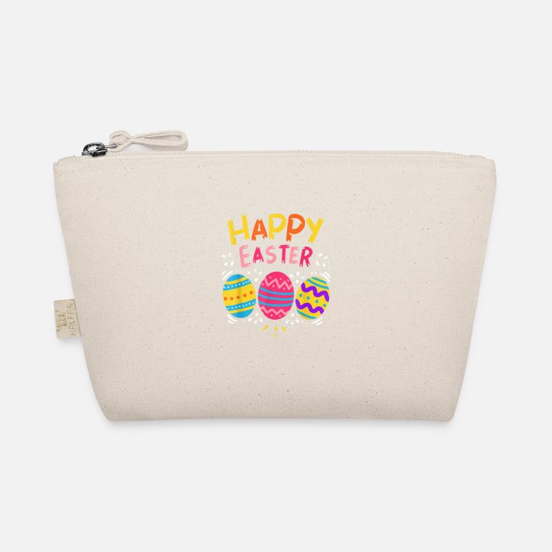 Easter Happy Easter Eggs Happy Easter Organic Pouch