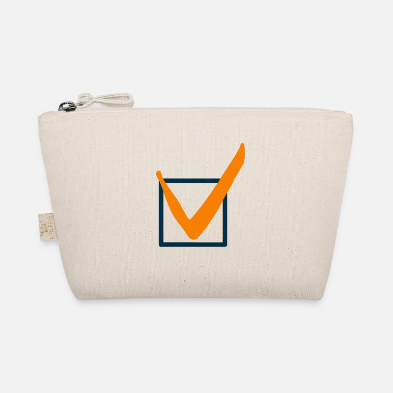 Häkchen Zeichen Bio-Täschchen