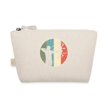 Archery Bow Hunting Vintage - Organic Pouch - nature - Front