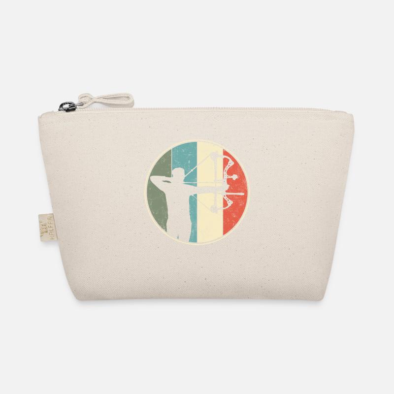 Bogenschießen Bogenjagd Vintage Bio-Täschchen