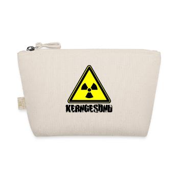 Kerngesund Radioaktiv Strahlung Geschenk Lustig - Bio-Täschchen - Natur - Vorne