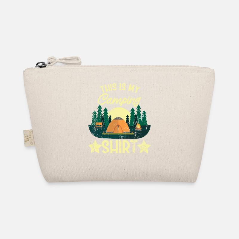 This Is My Camping Shirt Camper Excursion Landscape Organic Pouch